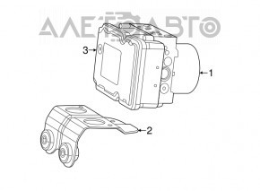 ABS АБС Jeep Cherokee KL 14-18 під радар