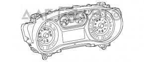 Щиток приладів Fiat 500L 14- 39К