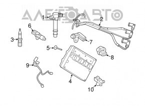 Блок ECU комп’ютер двигуна Jeep Grand Cherokee WK2 11-16 3.6