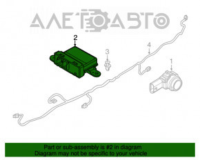 Module-Parking Assist Jeep Compass 17-