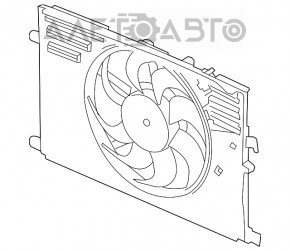 Диффузор кожух радиатора в сборе Fiat 500X 16-17 2.4