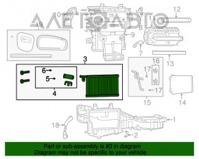 Випарник Jeep Grand Cherokee WK2 11-21