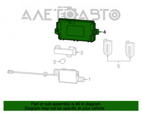 Keyless Entry-Receiver Dodge Charger 15-20 рест