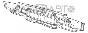 Задняя панель Fiat 500X 16- 2 части