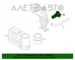 Кріплення запасного колеса Jeep Renegade 15-