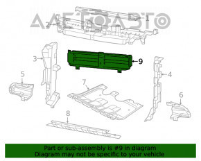 Жалюзі дефлектор радіатора Jeep Cherokee KL 19 -