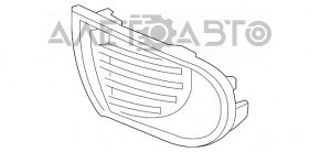 Решетка переднего бампера правая Fiat 500X 16-18 дорест