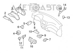 Управление климат-контролем Subaru Forester 08-13 SH