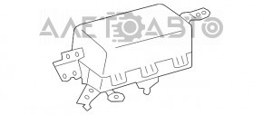 Подушка безопасности airbag пассажирская в торпеде Lexus ES300h ES350 13-18