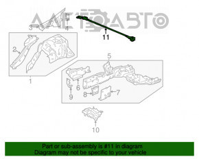 Распорка передних стоек Honda Accord 13-15 2.4