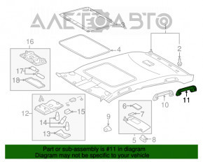 Ручка потолка правая Toyota Avalon серая 05-12