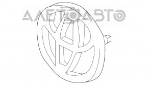 Эмблема решетки радиатора перед Toyota Rav4 13-15