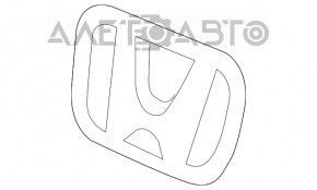 Эмблема решетки радиатора Honda Accord 13-17 новый OEM оригинал