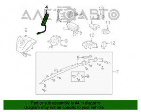Подушка безопасности airbag сидение левые Acura MDX 07-13