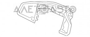 Рамка кнопок управления на руле Honda Civic X FC 16-21