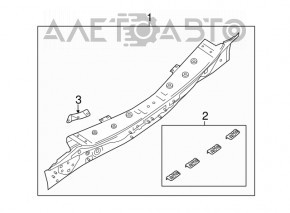 Задня панель Nissan Rogue 14-20