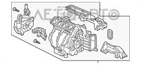 Корпус голий вентилятор, права частина Honda Civic X FC 16-