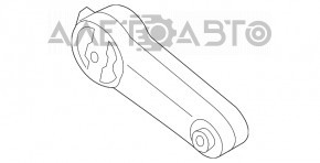 Подушка двигуна верхня Porsche Panamera 11-16 порван сайлент