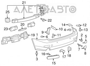 Катафот заднего бампера правый Lexus IS250 IS300 IS350 06-13 новый OEM оригинал