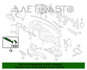Крышка блока предохранителей Subaru Forester 09-13 SH