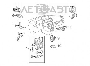 Блок запобіжників торпедний лев Lexus RX400h 06-09