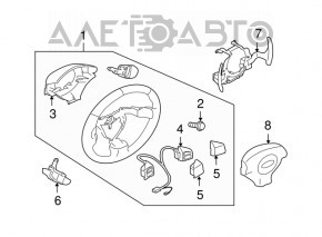 Кнопки управління на кермі прав Subaru Forester 08-13 SH