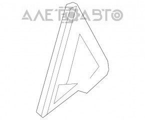 Накладка дверей трикутник задня права Hyundai Elantra AD 17-20