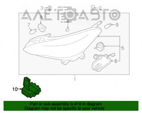 Блок розжига LED Subaru Impreza 17- GK