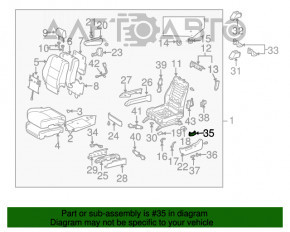 Управление водительским сидением Lexus RX300 RX330 RX350 RX400h 04-09 беж