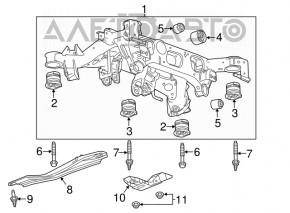 Подрамник задний Chevrolet Camaro 16- 3.6, 2.0