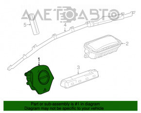 Подушка безопасности airbag в руль водительская Chevrolet Camaro 16-