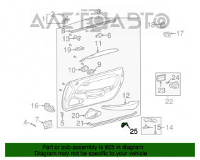 Датчик закрытия двери задней левой Lexus RX300 RX330 RX350 RX400H 04-09