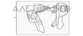 Кнопки керування на кермі Toyota Camry v50 12-14 usa LE, XLE тип 2 затерті