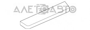 Накладка порога перед лев наружн Acura MDX 14-20 хром