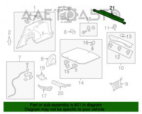 Шторка багажника Honda CRV 12-16 чорна