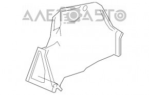 Обшивка арки ліва Acura ILX 13-15