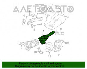 Подрулевой переключатель правый Toyota Avalon 05-12
