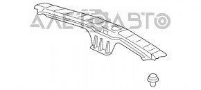 Накладка отвору багажника Acura MDX 14-20 з алюм вставками, затерта