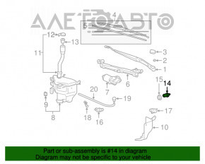 Датчик рівня рідини омивача поплавок Lexus RX300 RX330 RX350 RX400h 04-09 новий OEM оригінал