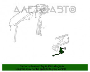 Склопідйомник з мотором передній правий Lexus RX300 98-03