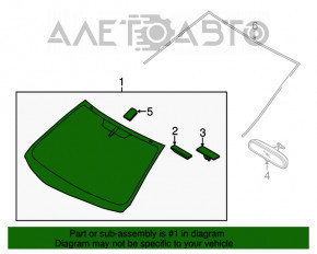 Лобовое стекло Hyundai Elantra UD 11-16