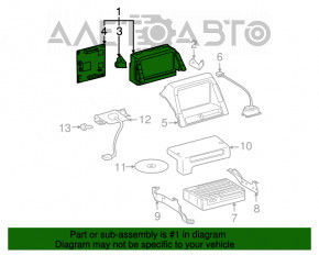 Монитор, дисплей, навигация Toyota Prius 20 04-09