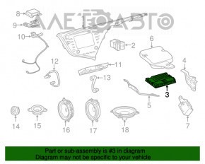 Підсилювач JBL Toyota Camry v70 18-