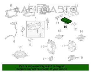 Підсилювач Lexus ES300h ES350 13-18 pioneer