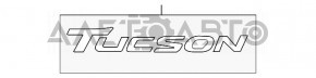 Емблема напис Tucson двері багажника Hyundai Tucson 16-18 дорест новий OEM оригінал