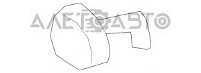 Заглушка буксир крюка переднего бампера Hyundai Tucson 16-18 дорест