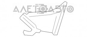 Воздуховод бампера передний правый Hyundai Elantra AD 17-18 дорест без птф новый OEM оригинал