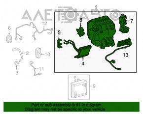 Печка в сборе Toyota Camry v50 12-14 usa