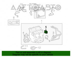 Актуатор моторчик привід печі кондиціонер верх Toyota Sequoia 08-16