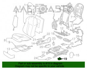 SEAT HEATER MODULE SUB ASSEMBLY Lexus RX350 RX450h 16-22